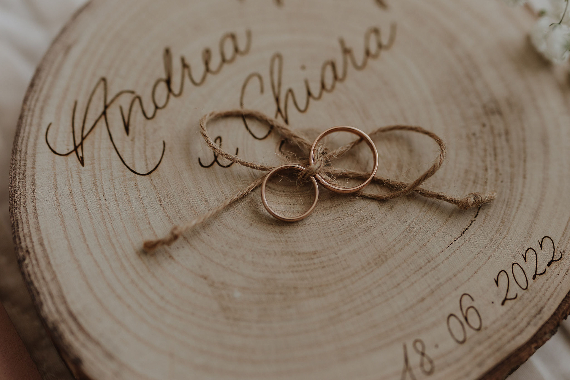 Calligrafia per le partecipazioni di matrimonio di Chiara e Andrea